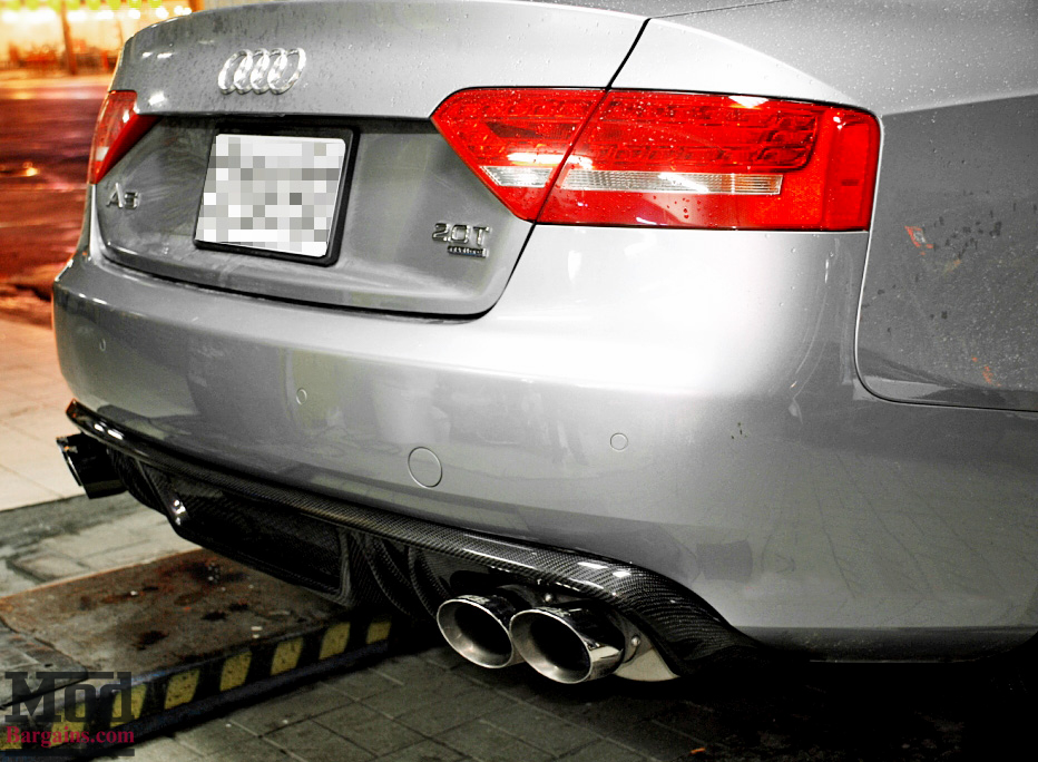 Carbon Fiber Rear Diffuser for 2009+ Audi A5 [B8] DTM Style